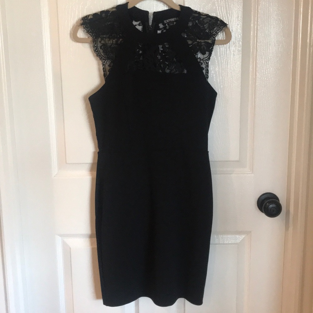 Black lace Express dress